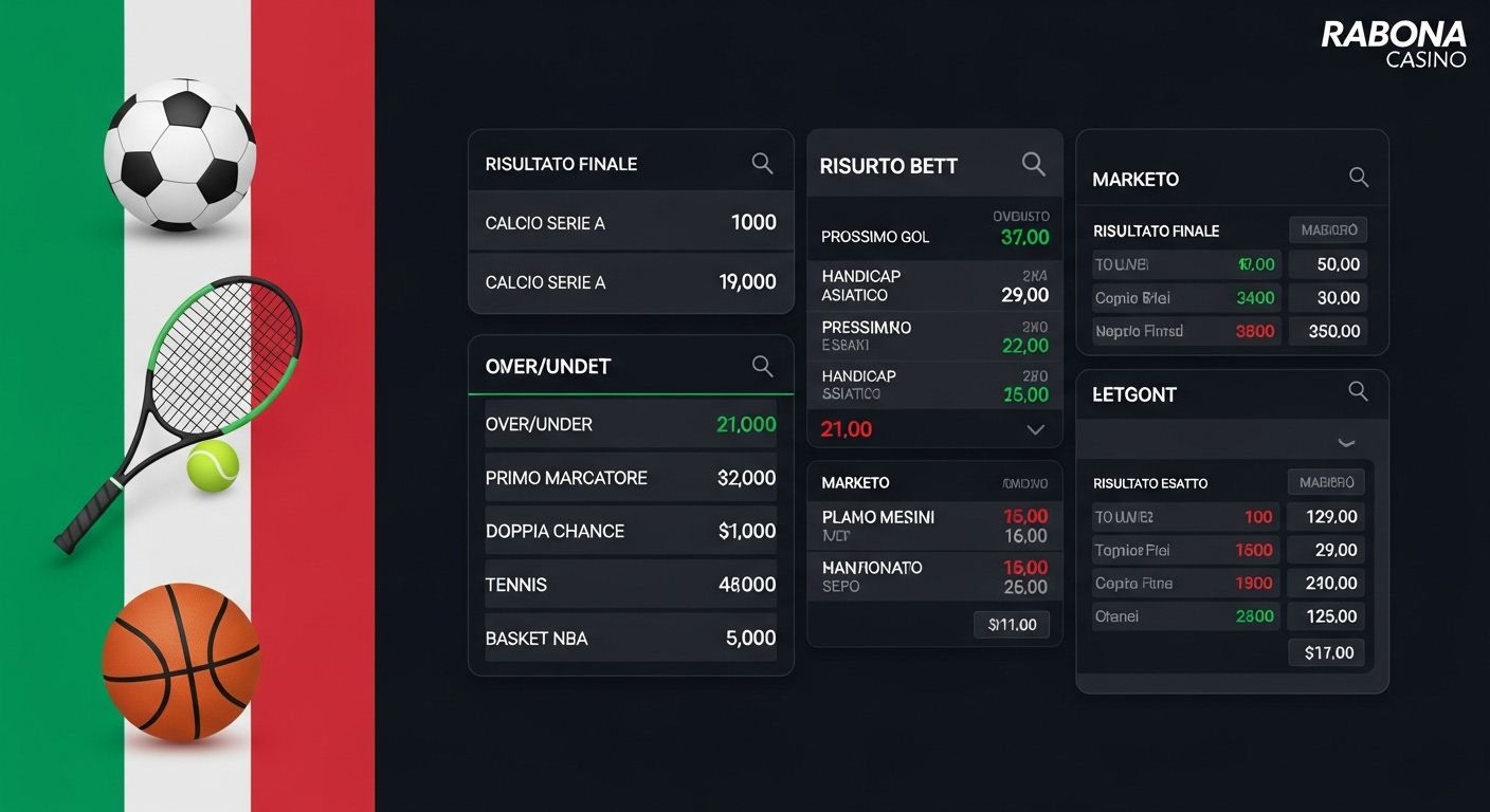 Opzioni e mercati di scommesse over under betting