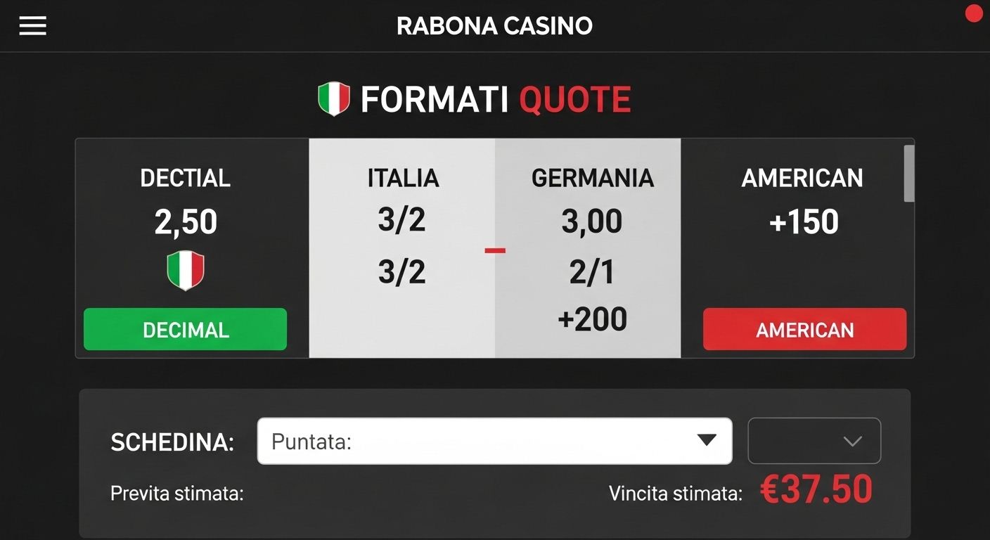 Formati delle quote win more bets